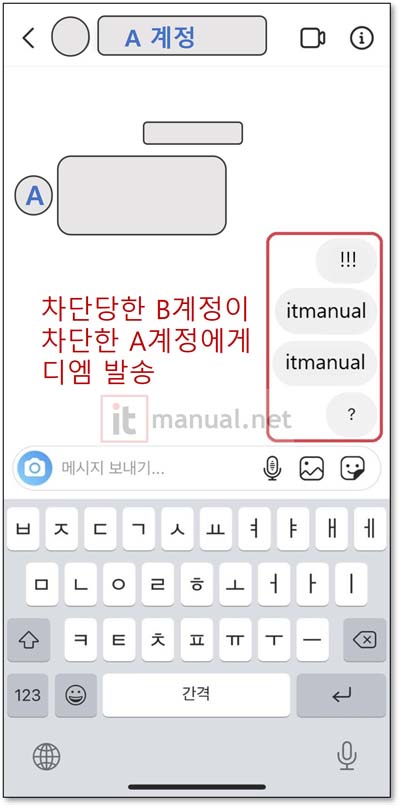 인스타 차단당하면